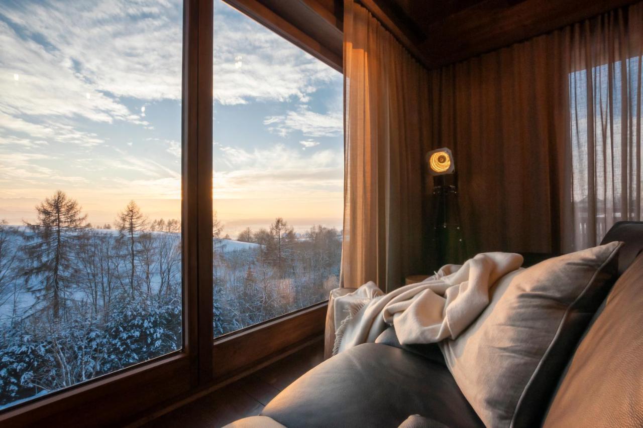 Koza U Woza Wypocznij W Gorach W Rytmie Slow Drewniany Dom Premium Z Widokiem Na Panorame Tatr Ecospa Strefa Fitness Zielona Farma Warsztaty (Adults Only) Szlembark ภายนอก รูปภาพ